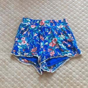 Tropical Print Socialite Shorts